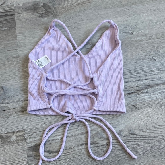 Tie up back cropped tank from Garage - Picture 2 of 3